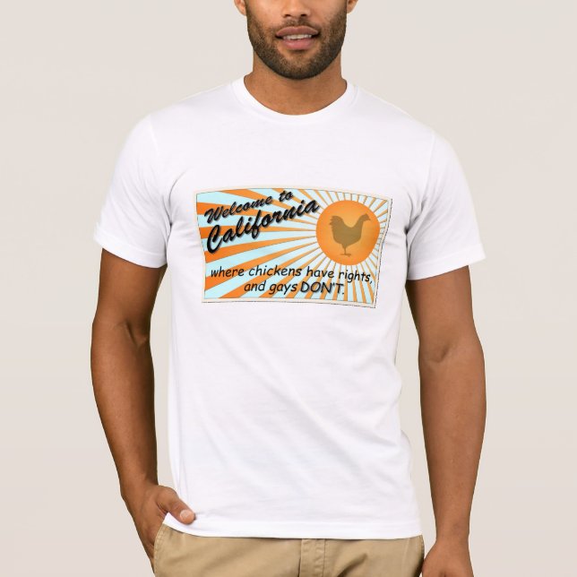T-shirt d'égalité des droits de la Californie (Devant)