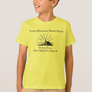 T-shirt d'église baptiste de missionnaire de leve