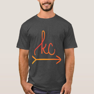 T-shirt Dégradé de flèche KC