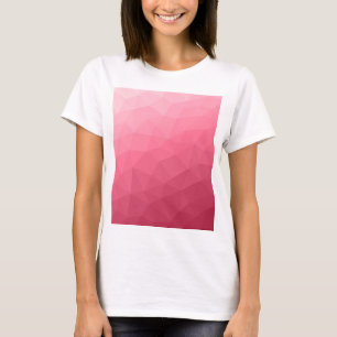 T-shirt Dégradé géométrique en maille motif rose clair