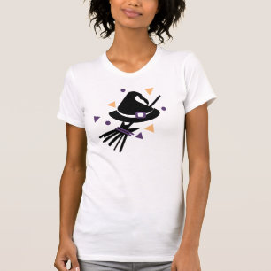 T-shirt Déguisement de fête de confettis de sorcière d'Hal