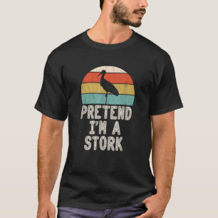 T-shirt Déguisement de fête Halloween paresseux de cigogne
