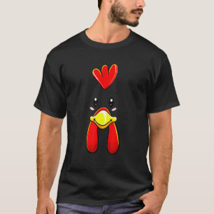 T-shirt Déguisement de poulet Halloween Enfants Adultes