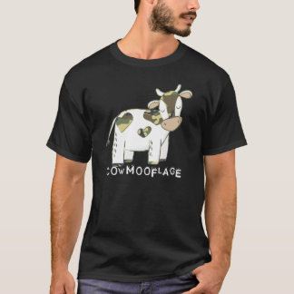 T-shirt Déguisement de vache camouflage Pun