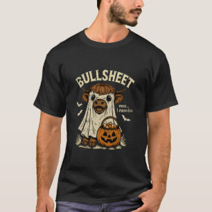 T-shirt Déguisement de vache drôle d'Halloween Bullsheet B