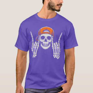 T-shirt Déguisement d'Halloween de skater casquette cool r