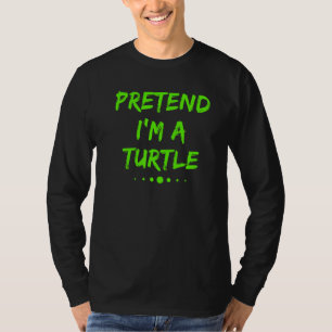 T-shirt Déguisement d'Halloween Paresseux Je Suis Une Tort