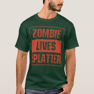 T-shirt Déguisement d'horreur d'Halloween Drôle Zombie Vit