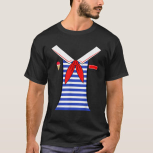 T-shirt Déguisement Drôle de Salon de Glace Scoops Ahoy Ho