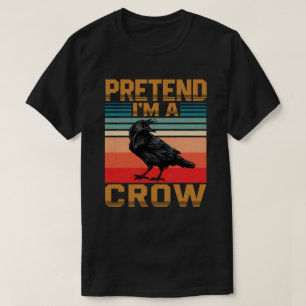 T-shirt Déguisement facile et paresseux de corbeau