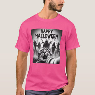 T-shirt Déguisement Halloween Fantôme Hommes Femmes Fantôm