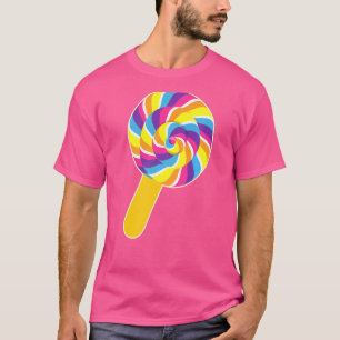 T-shirt Déguisement Halloween Sucette Arc-en-ciel Lollipop