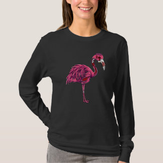 T-shirt Déguisement Halloween Zombie Flamant Rose Épouvant