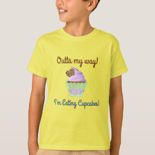 T-shirt Dehors Mon Chemin ! Je mange des gâteaux !