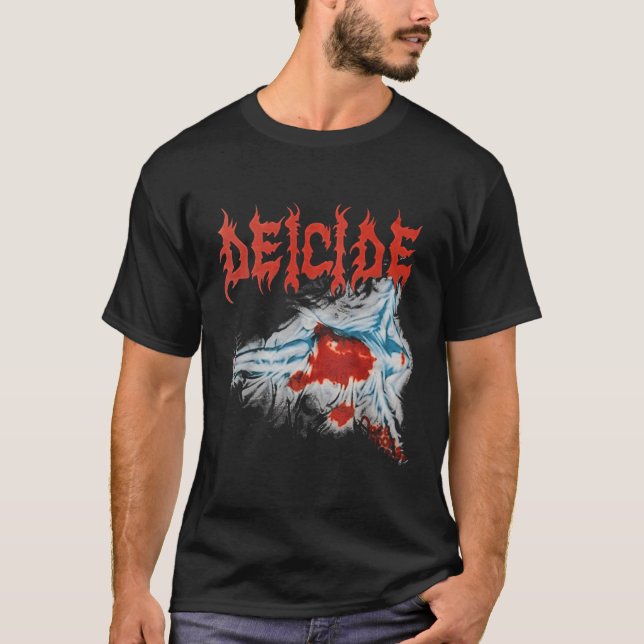 T-shirt Déicide Une Fois Sur La Croix (Devant)
