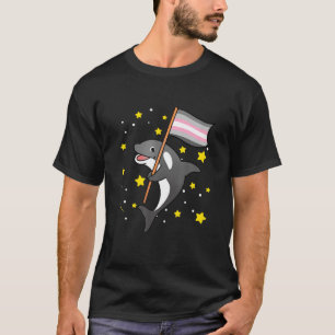 T-shirt Déigirl Orca Demigirl Pride