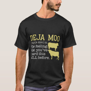 T-shirt Deja Moo-Cow Lover
