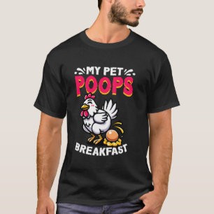 T-shirt Déjections d'animaux de compagnie Petit déjeuner F