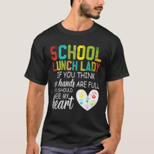 T-shirt Déjeuner à l'école Lady Squad Cafeteria Crew Devra