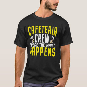 T-shirt Déjeuner Appréciation De La Dame Retour À La Cafét