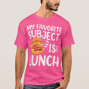 T-shirt Déjeuner Burger Drôle Savoureux Délicieux Alimenta