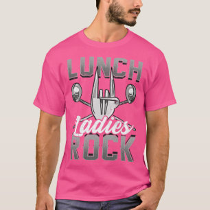 T-shirt Déjeuner Dames Rock Lady Cafeteria Travailleur Ret