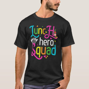 T-shirt Déjeuner d'école Hero Squad Lady déjeuner