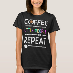 T-shirt Déjeuner d'école Lady Café Les petites gens Ré
