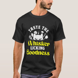 T-shirt Déjeuner Lady Amoureux des chats Cafétéria Dîner d