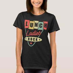 T-shirt Déjeuner Lady Déjeuner Dames Rock Déjeuner Lady