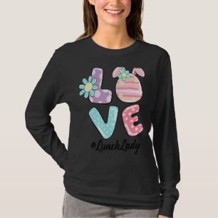T-shirt Déjeuner Lady Love Pâques Joyeux lapin de Pâques C