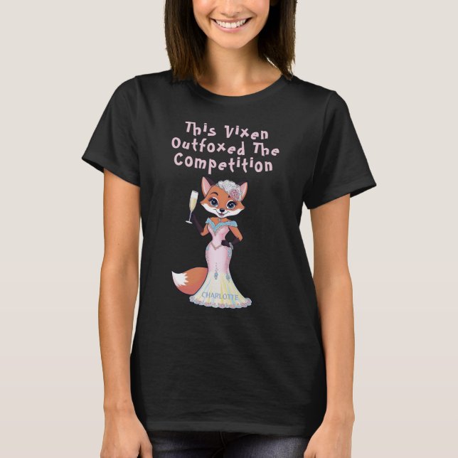 T-shirt Déjouée par Vixen | Renarde de l'enterrement de vi (Devant)