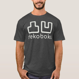 T-shirt Dekoboko Japonais pour l'inuniformisation, Kanji,