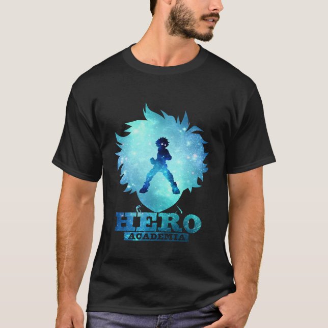 T-shirt DEKu Hero Academia ANIME CARTOON CADEAU (Devant)
