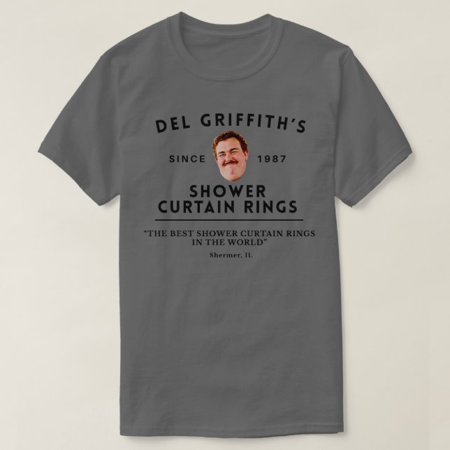 T-shirt Del Griffiths Douche Cercles Shermer IL Sinc (Design devant)