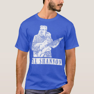 T-shirt Del Shannon blanc rétro