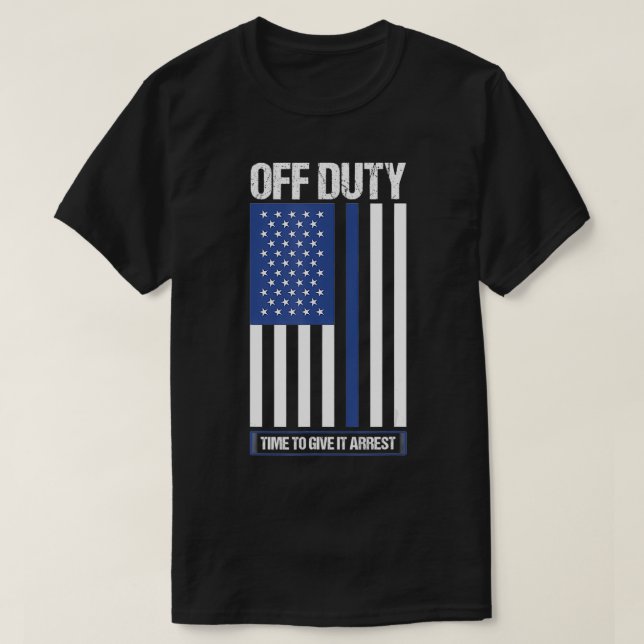 T-shirt Délai D'Arrêt Pour L'Arrestation D'Un Policier (Design devant)
