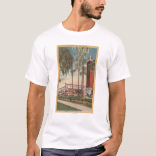 T-shirt Deland, la Floride - vue d'université de Stetson