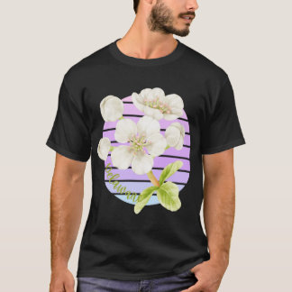T-shirt Delaware State Flower Peach Blossom Sticker Oversi