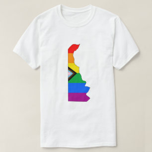 T-shirt Delaware State Pride Fierté LGBTQ Progress Pride