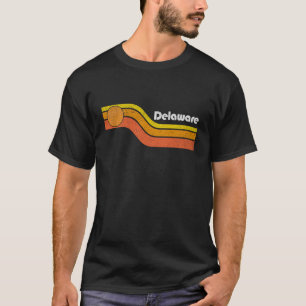 T-shirt Delaware - Vintage Hommes Femmes 70s 80s Graphique