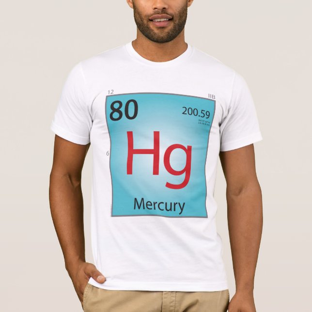 T-shirt d'élément de Mercury (hectogramme) - avant (Devant)