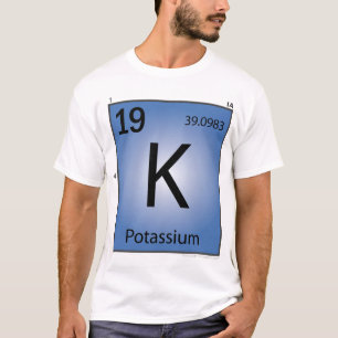 T-shirt d'élément du potassium (k) - avant