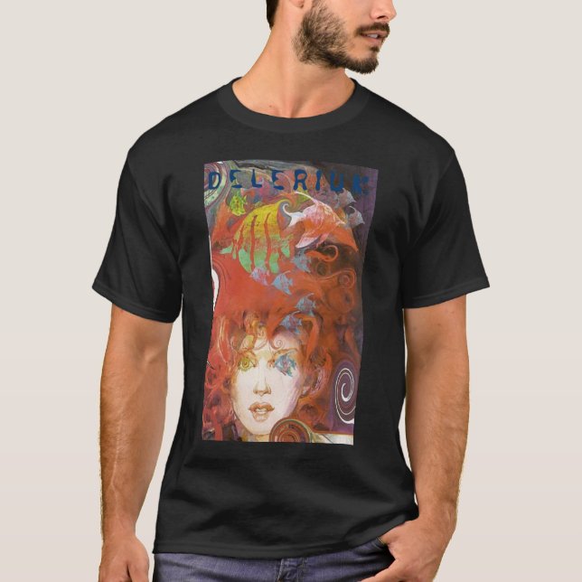 T-shirt Delerium, D E L E R I U M (Devant)
