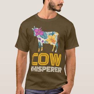 T-shirt d'élevage de vache fermière Whisperer