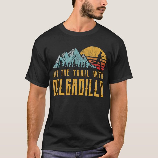 T-shirt DELGADILLO Running - Touchez le sentier avec la fa (Devant)