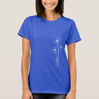 T-shirt Délicat Dandelions Parapente Blanc