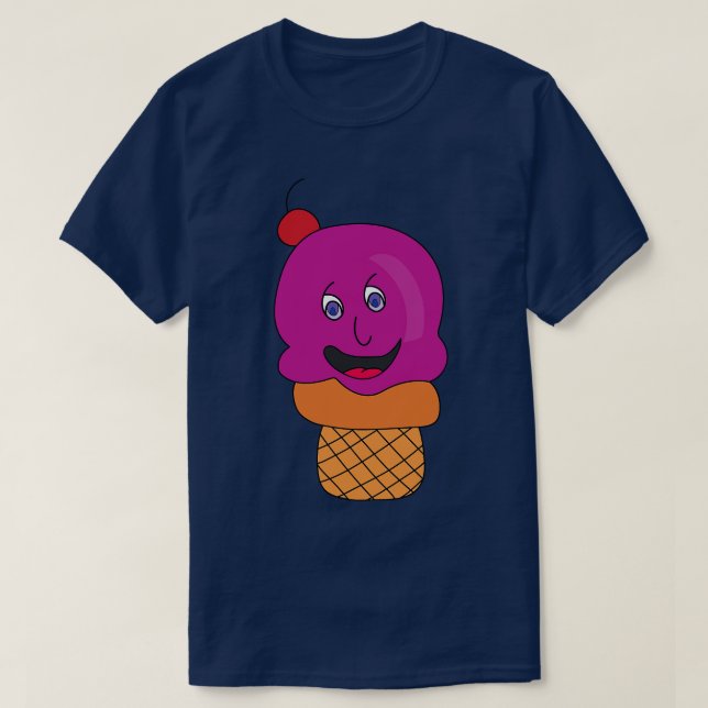 T-shirt Délicieuse crème glacée Cute (Design devant)