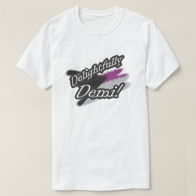 T-shirt Délicieusement Demi ! Chemise (Design devant)