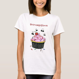 T-shirt délicieux de Babydoll de petit gâteau